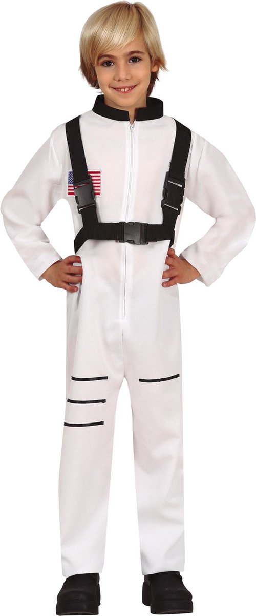 Science Fiction & Space Kostuum | Op Weg In Een Raket Astronaut Kind Kostuum | 3 - 4 jaar | Carnaval kostuum | Verkleedkleding